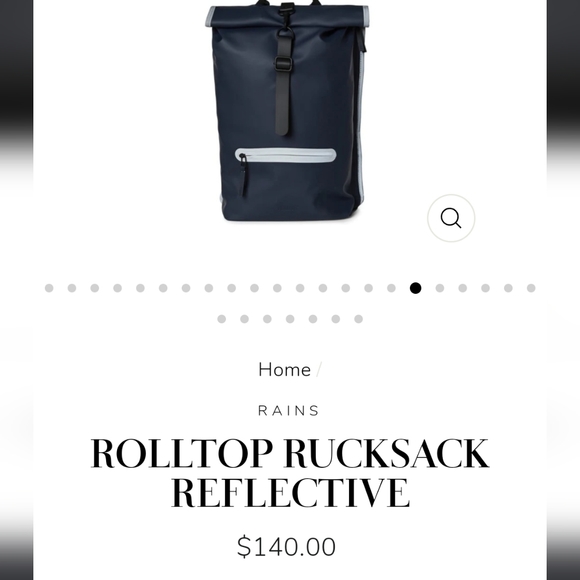 Rains waterproof rucksack - Picture 2 of 2